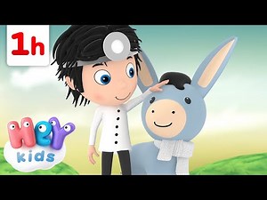 Dear Little Donkey and More Kids Songs! | ONE HOUR | HeyKids Nursery Rhymes | Animals for Kids