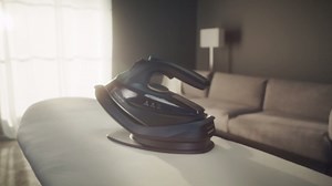 Rowenta Freemove Cordless Iron with Steam, 1600 Watts, Stainless Steel Soleplate, Rapid Heating, Portable Steamer for Clothes, Rechargeable for Wireless Ironing, Handheld Steamer Iron, Blue, DE6730