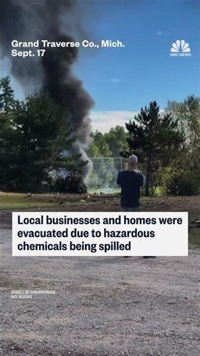 F-16 fighter jet crashes in residential area in Michigan