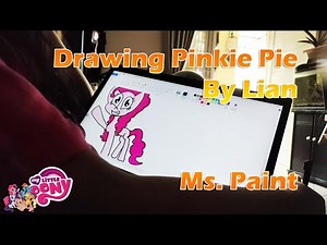 How To Draw Pinkie Pie My Litte Pony In Ms Paint