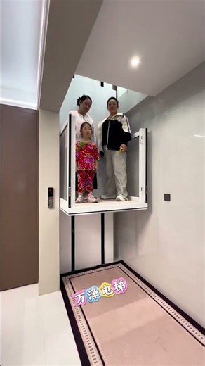🏠 Small Space, Big Safety! Amazing Home Lift Design ..#HomeLift #VillaLift #Self-BuiltHouseElevator