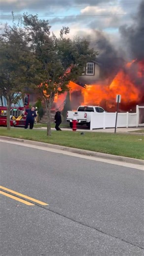 Island Park working house fire… Video by Stephen Howell. ￼