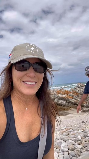 Today we traveled to Cape Agulhas, the southern most tip of Africa, where the Indian Ocean meets the Atlantic 🌊 🌊 Due South: Antarctica!!! Unbelievable and so breathtaking. | Christi Vogt
