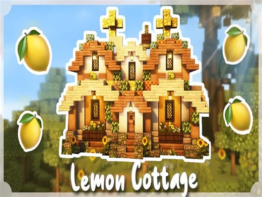 【Minecraft建筑教程】柠檬屋_我的世界