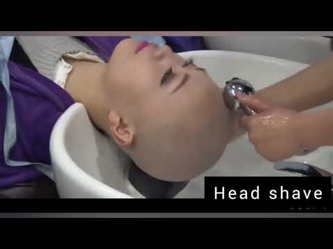 Women’s Head Shave with Shaving Cream | Straight Razor Bald Head Transformation #hairgurudiaries
