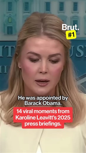 White House Press Secretary Karoline Leavitt drew significant attention online this year for her interactions with reporters during weekly press briefings. Here are 14 times Leavitt went viral in 2025. #KarolineLeavitt #PressSecretary #PressBriefing #WhiteHouse #2025 Journalist: Jami Male