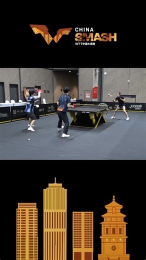 Shin Yubin beating 2 players at once! 🤪 Have you seen this type of training before, the control from Shin Yubin and both coaches is amazing! 👏 | TableTennisDaily
