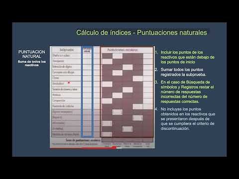 Aspectos clave de calificación del WISC-IV