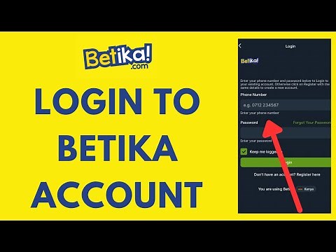 Betika Login - How to Sign In to Betika Account (2026)