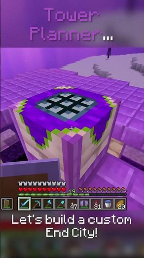 Starting a Custom END CITY #minecraft #datapack #letsplay