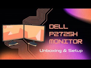Dell P2725H monitors unboxing & setup #dellp2725h #dellmonitor #homeoffice #dell #monitor #monitors