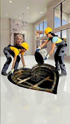 This floor is simply incredible 😱 Epoxy marine floor with live piranhas