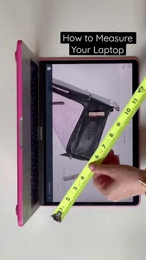 How to Measure Your Laptop - find our what size laptop bag you need with one measurement.