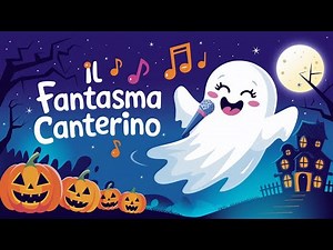 Il Fantasma Canterino 👻 | Canzone di Halloween per Bambini 🎶