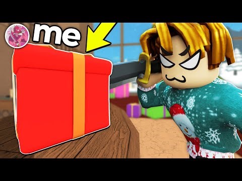 Trolling MM2 PLAYERS as CHRISTMAS PROPS (again lol)