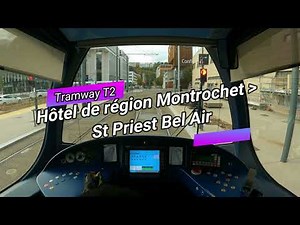 [POV 4K Tram Cabview] [Tramway T2 direction Saint Priest] [Réseau TCL Lyon] [Alstom Citadis]
