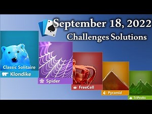Microsoft Solitaire Collection: September 18, 2022