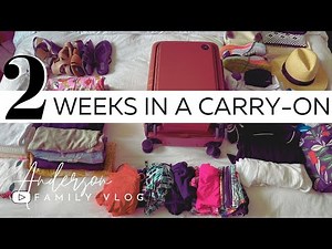 2 Weeks in a Carry On | Packing for Maui