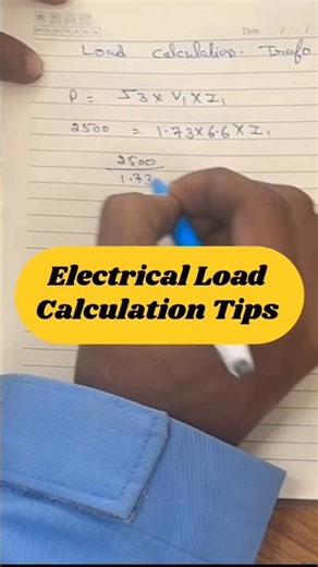 Electrical Load Calculation Tips #electricalindia #transformers #electricalwork #electrician #shorts