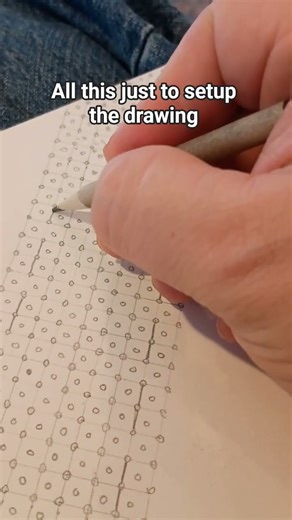 Some drawings require a lot of setup. #art #drawing #celticknot