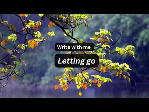 When it's hard to let go | write with me
