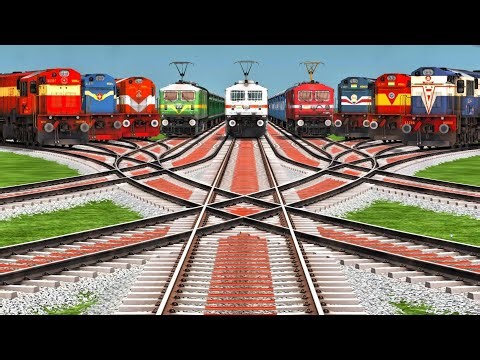 WDP4D SHUNT VANDE BHARAT EXPRESS TRAIN | BUMPY RAILROAD Trains Crossing Video