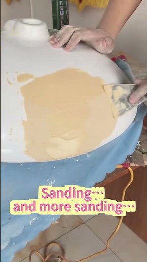 Restoring a Damaged Ceramic Sink with Spray Paint Finish 🛠️✨