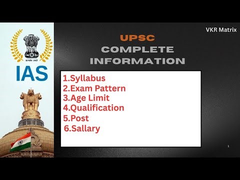 🔥🔥 UPSC Complete details | UPSC Syllabus, Exam pattern, Age details 