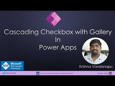 Cascading Check Boxes With Gallery in Canvas Power Apps