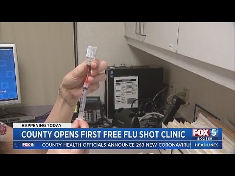 County Opens First Free Flu Shot Clinic