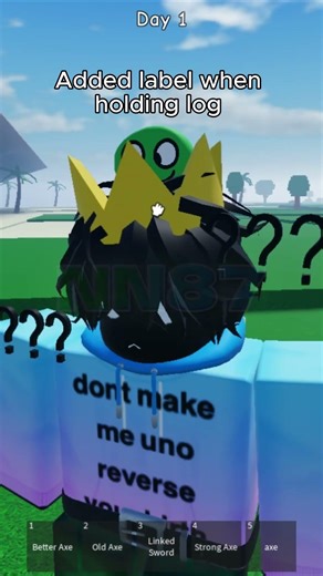 Day 14 of working on a 99 nights inspired game (Stranded) #roblox #99nightintheforest #devlog