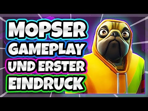 Gameplay mit dem neuen Fortnite Skin MOPSER und mein erster Eindruck 🐶😅 | NULLPROBLAMA