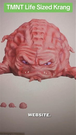 Life sized Krang from Teenage Mutant Ninja Turtles