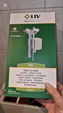 Töltőszelep cseréje Laguna WC tartályban #mrszilee #csináldmagad #diy #laguna #liv