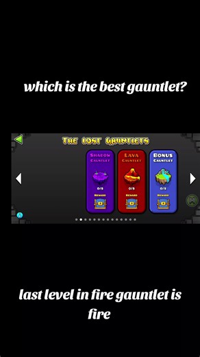 what is the best gauntlet #gd #gdgauntlets
