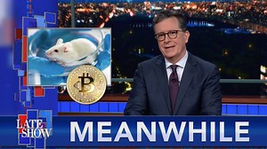 45K views · 1K reactions | Meanwhile… Stephen looks at a dubious plan to use a virus to splice blockchain code with the DNA of a live rodent. What could go wrong? | The Late Show with Stephen Colbert | Facebook