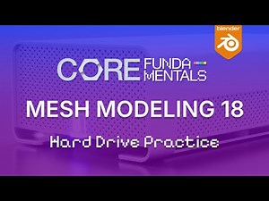 Modeling a Hard Drive in Blender | Hard-Surface Workflow Fundamentals