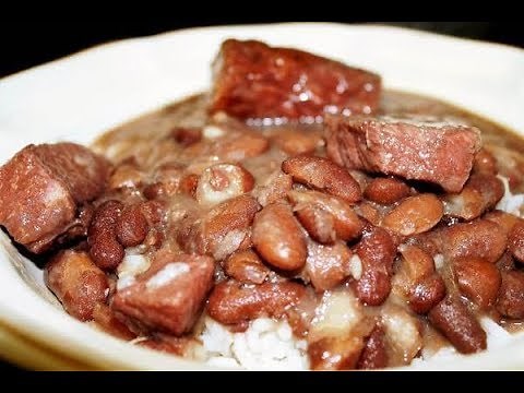How to cook blue runner can red beans