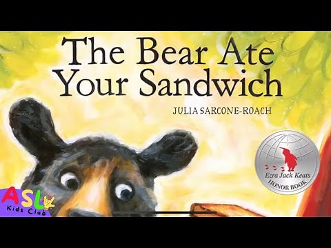 The Bear Ate Your Sandwich Books Read Aloud in Sign Language | Sign Language Lessons for Kids