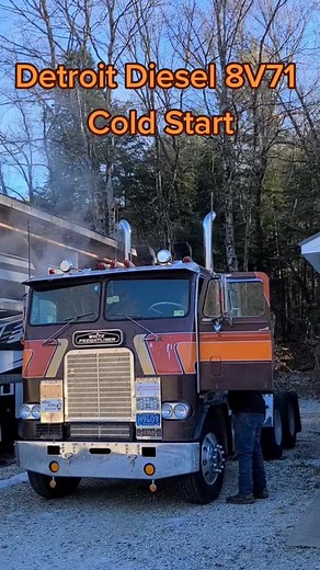 Cold Start 2 Stroke Detroit Diesel Engine | Detroit Diesel 8V71