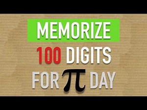 How to MEMORIZE Pi to 100 Digits Fast and Easily for Pi Day 2021