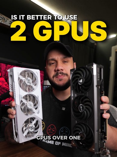 Are 2 graphics cards better for your pc setup than 1? #pc #pctips #pcbuild #gpu #techtips