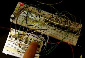 Combo Lock Uses Relays And Logic Gates