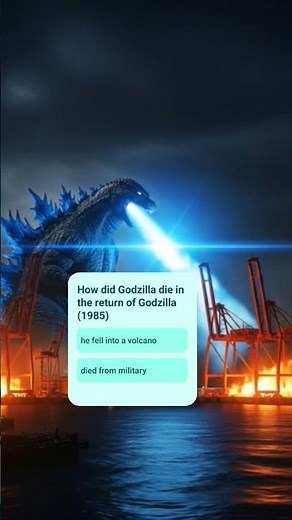 Godzilla's emotional death