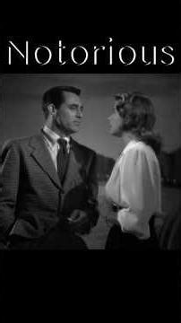 His ego won't allow him to love her | Notorious #classicmovie #hitchcock