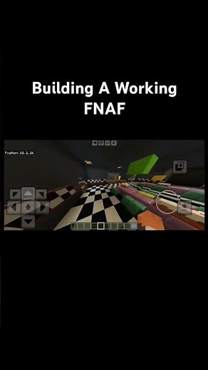 Building a working fnaf in Minecraft bedrock #minecraft #FNAF #commands