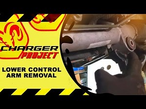 Tip for Lower Control Arm Removal 2014 Dodge Charger