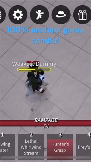 100% medium hero hunter combo! (improved)