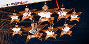 Astros show up big in 1st All-Star ballot update