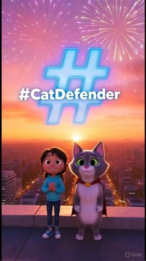 360° VR Cat Defender 🐱🔥 | Viral Superhero Cat in 8K Ultra HD #cat #viral #story #short 👍